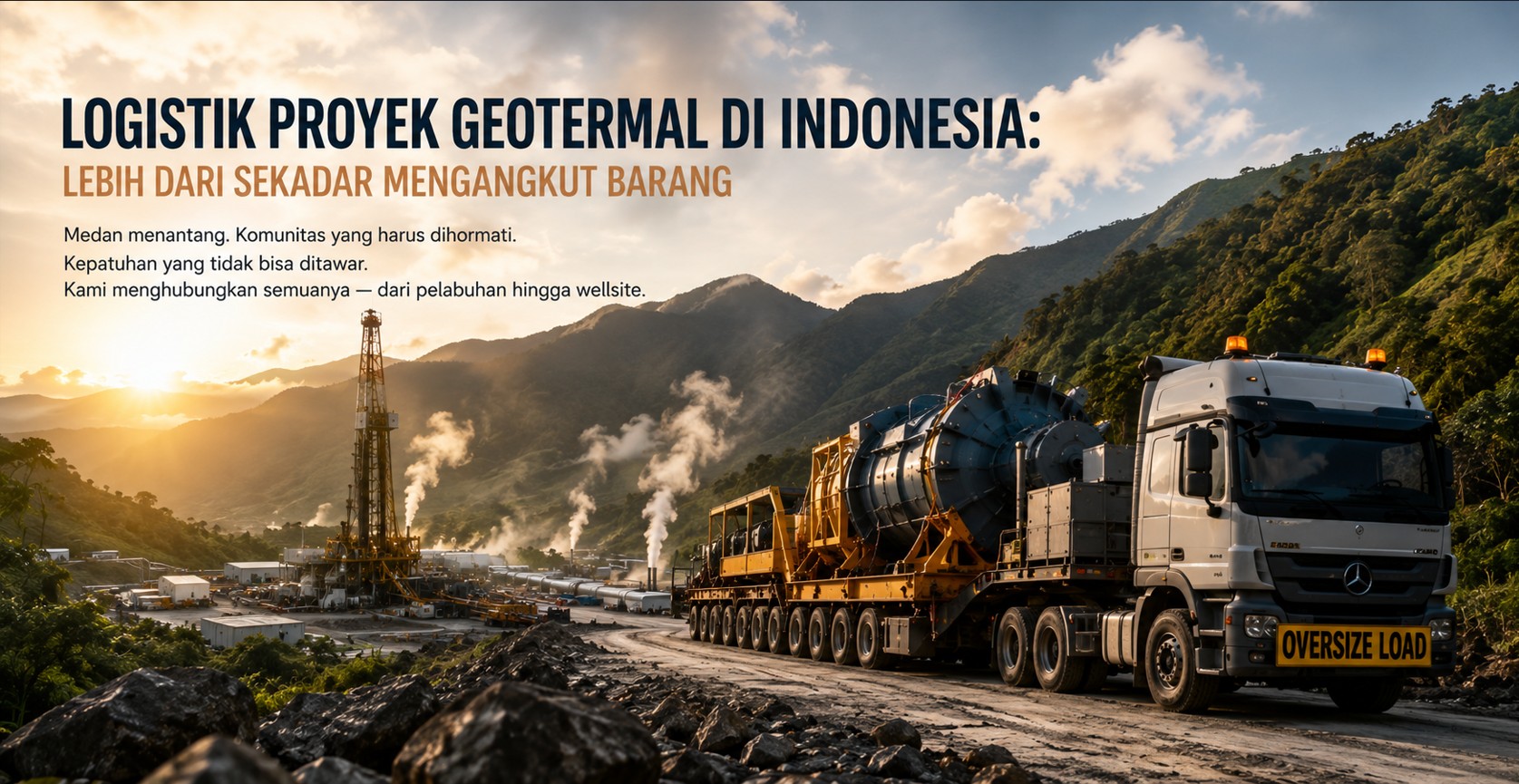 Logistik Proyek Geotermal di Indonesia: Lebih dari Sekadar Mengangkut Barang